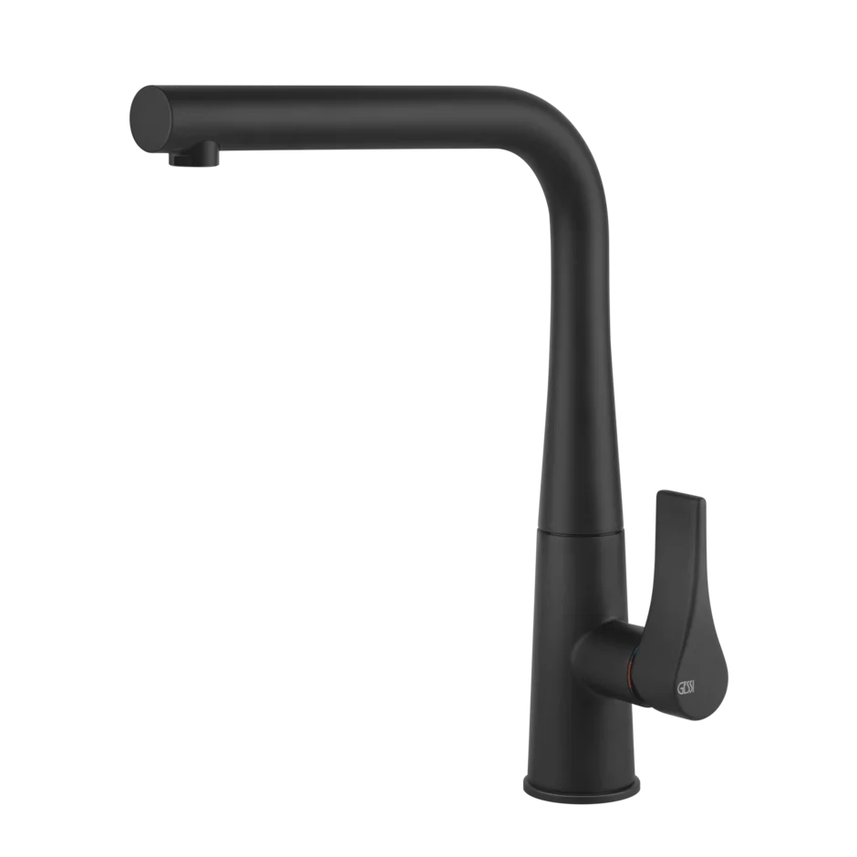 Gessi Proton kitchen faucet with swivelling spout 17175