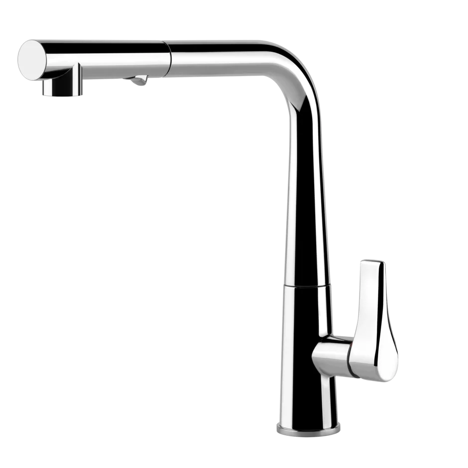 Gessi Proton rubinetto cucina con doccetta estraibile doppio getto 17177