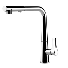 Gessi Proton rubinetto cucina con doccetta estraibile doppio getto 17177