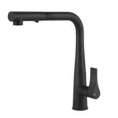 Gessi Proton kitchen faucet with pull-out double jet shower 17177