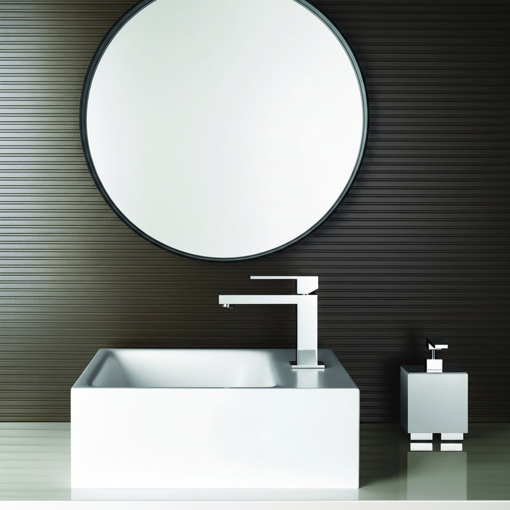 Gessi Rettangolo rubinetto lavabo con scarico 20001- 031 cromo
