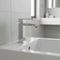 Gessi Rettangolo rubinetto bidet con scarico 20007- 031 cromo
