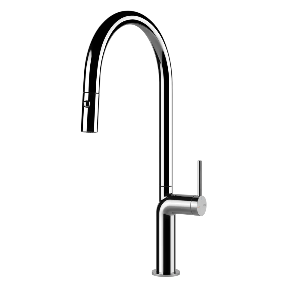 Gessi Stelo rubinetto cucina con doccetta estraibile doppio getto 60303