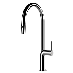 Gessi Stelo rubinetto cucina con doccetta estraibile doppio getto 60303