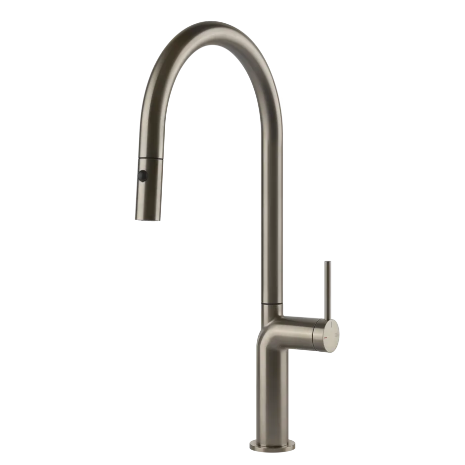 Gessi Stelo rubinetto cucina con doccetta estraibile doppio getto 60303