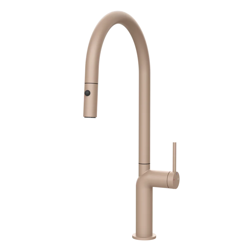Gessi Stelo rubinetto cucina con doccetta estraibile doppio getto 60303