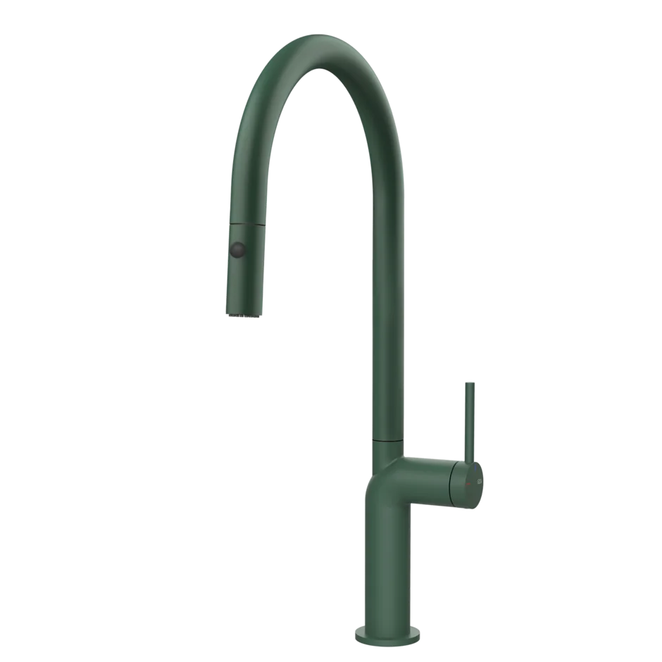 Gessi Stelo rubinetto cucina con doccetta estraibile doppio getto 60303