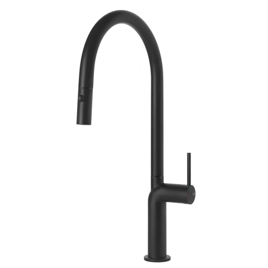 Gessi Stelo rubinetto cucina con doccetta estraibile doppio getto 60303