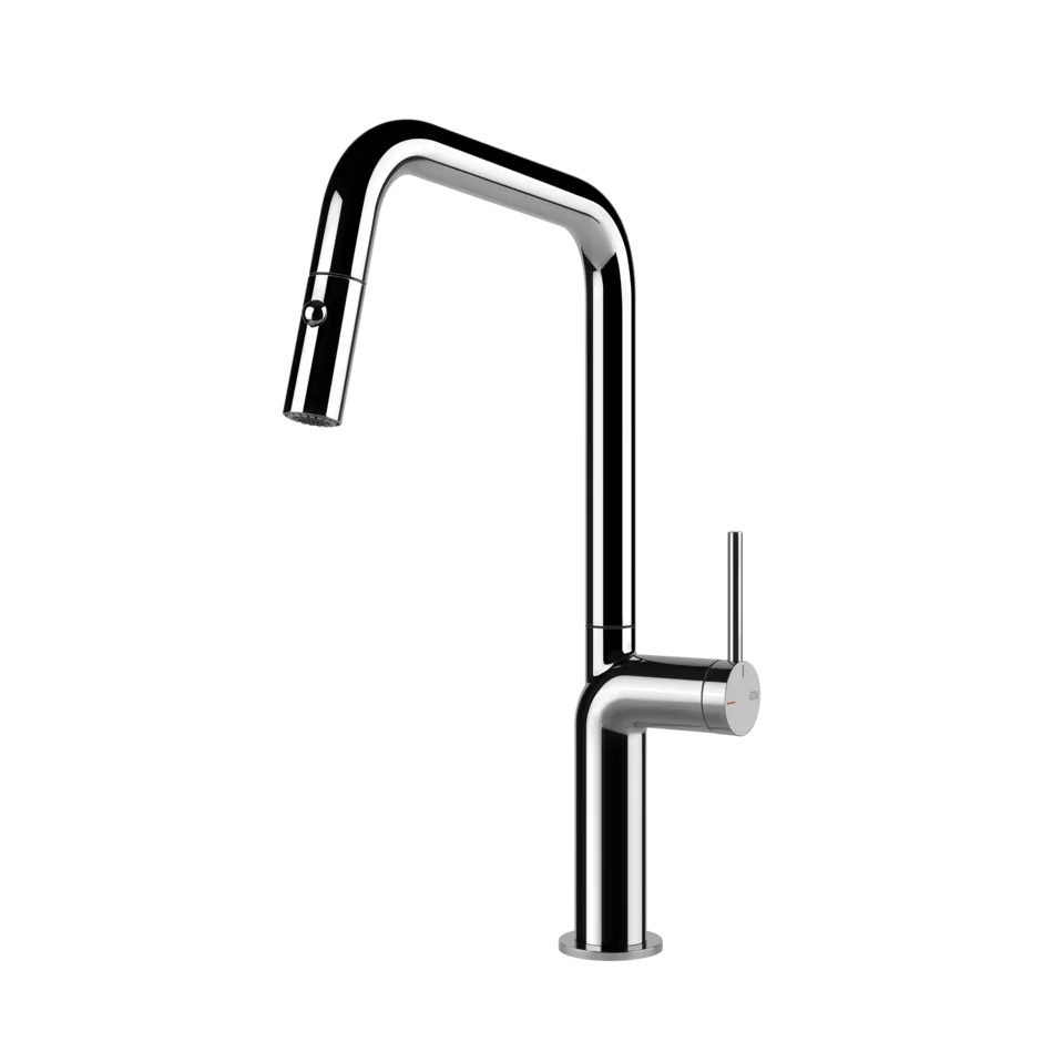 Gessi Stelo rubinetto cucina con doccetta estraibile doppio getto 60307