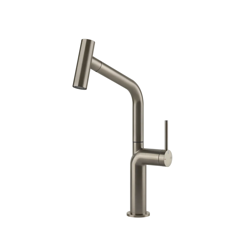 Gessi Stelo rubinetto cucina con doccetta estraibile doppio getto 60313