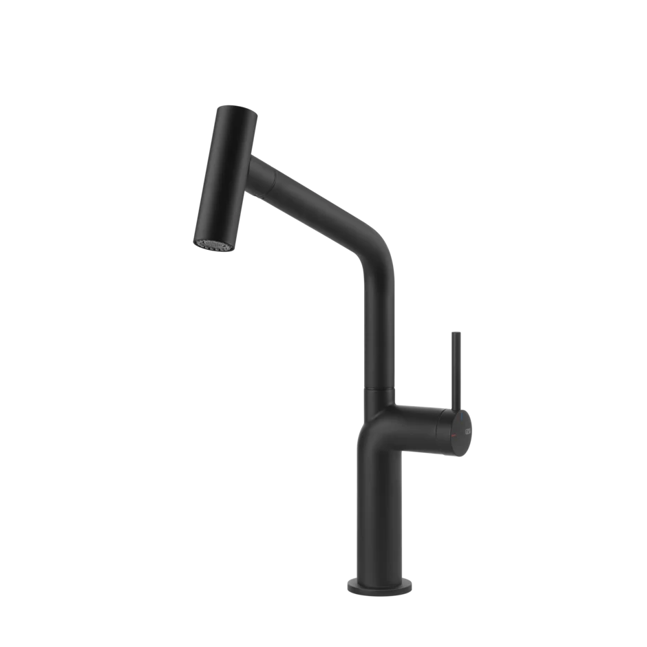 Gessi Stelo rubinetto cucina con doccetta estraibile doppio getto 60313