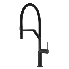 Gessi Stelo rubinetto cucina semi professionale con e doccetta estraibile doppio getto 60315