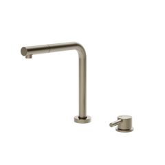 Gessi Su&Giù rubinetto cucina con comando da piano e doccetta estraibile 50109