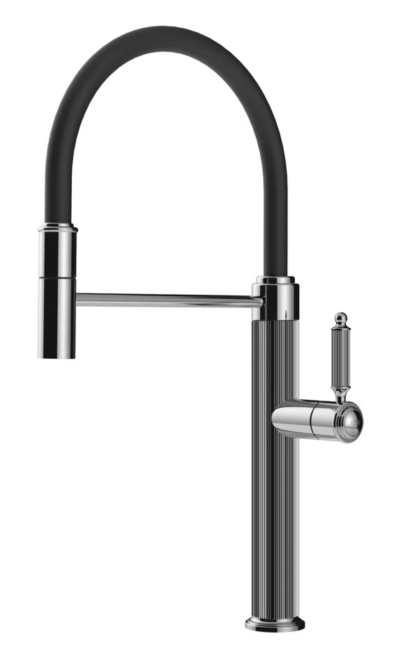 Gessi Venti20 rubinetto cucina semi professionale con doccetta estraibile 60634