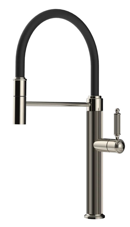 Gessi Venti20 semi-professional kitchen faucet with pull out spray 60634
