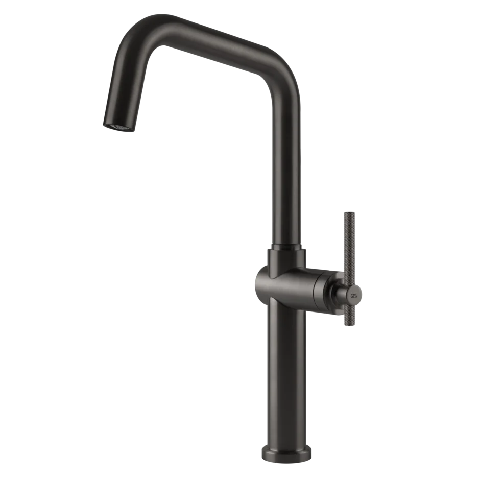 Gessi Habito kitchen faucet with swivelling spout 60650
