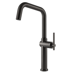 Gessi Habito kitchen faucet with swivelling spout 60650