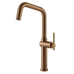 Gessi Habito kitchen faucet with swivelling spout 60650