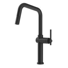 Gessi Habito kitchen faucet with swivelling spout and pull-out shower 60652