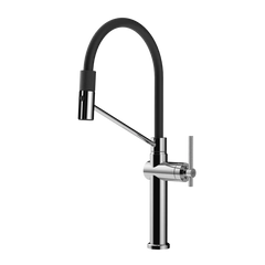 Gessi Habito rubinetto cucina semi professionale con doccetta estraibile doppio getto 60664