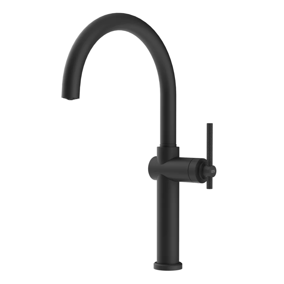 Gessi Habito kitchen faucet with swivelling spout 60670