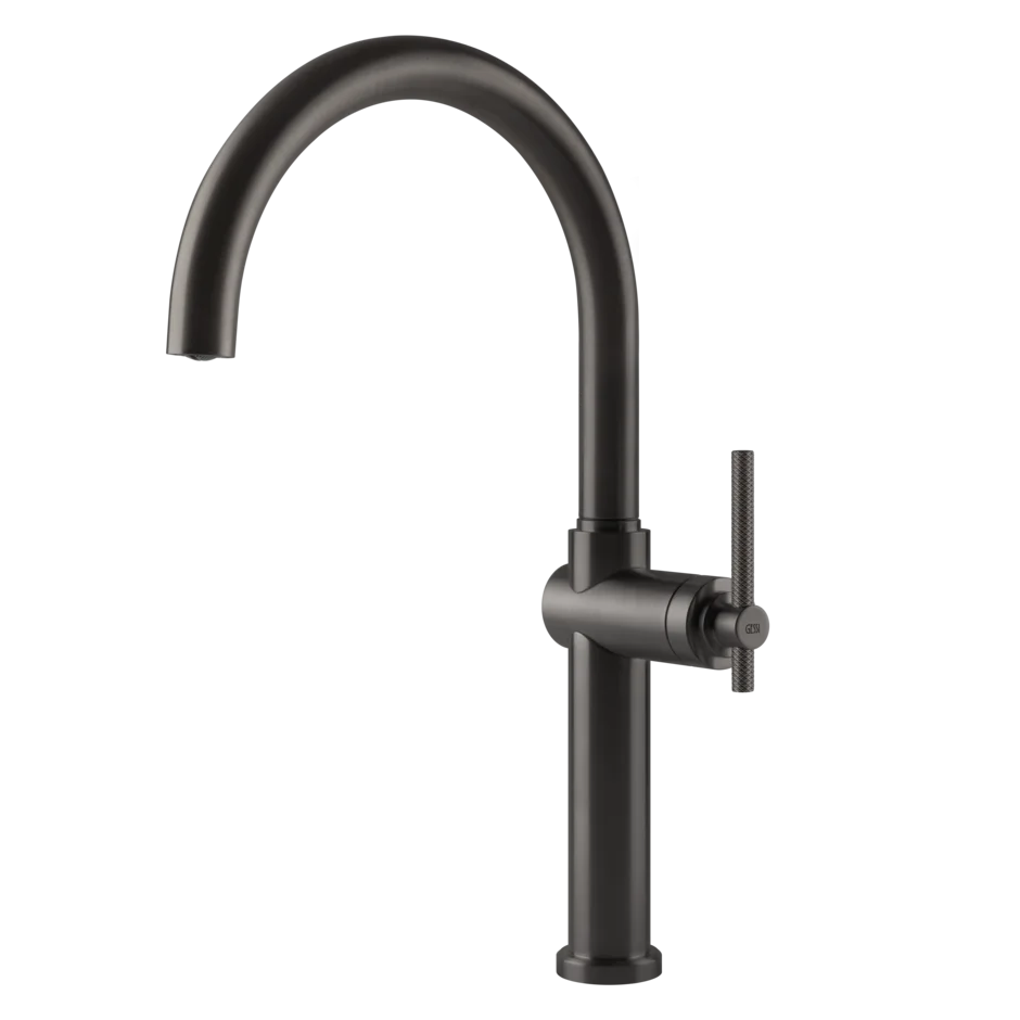 Gessi Habito kitchen faucet with swivelling spout 60670