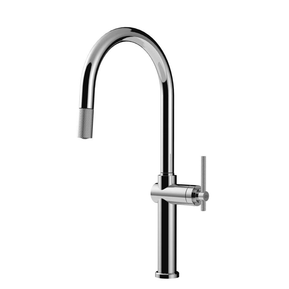 Gessi Habito rubinetto cucina con canna girevole e doccetta estraibile 60672