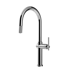 Gessi Habito rubinetto cucina con canna girevole e doccetta estraibile 60672