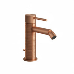 Gessi 316 Trame rubinetto bidet con scarico 54307 - 708Copper Brushed PVD