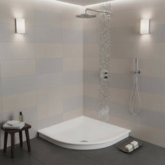 Hatria Drop piatto doccia angolare 90x90cm - Bianco