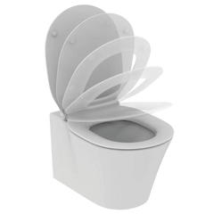 Ideal Standard Connect Air wc sospeso senza brida con copriwater soft-close E008701 - bianco