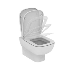Ideal Standard Esedra wc sospeso con copriwater slim soft-close T278701 - bianco