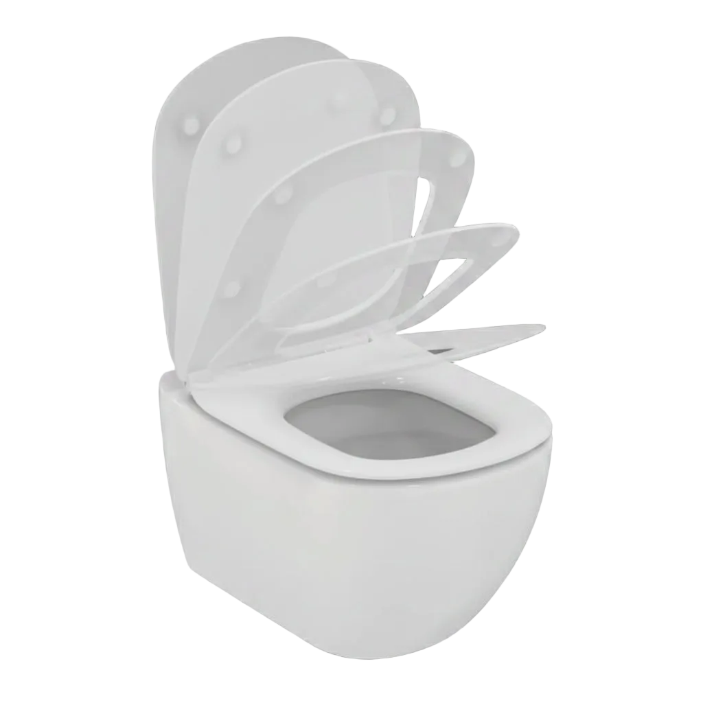 Ideal Standard Tesi wc sospeso senza brida con copriwater soft-close T3546V1 - bianco seta