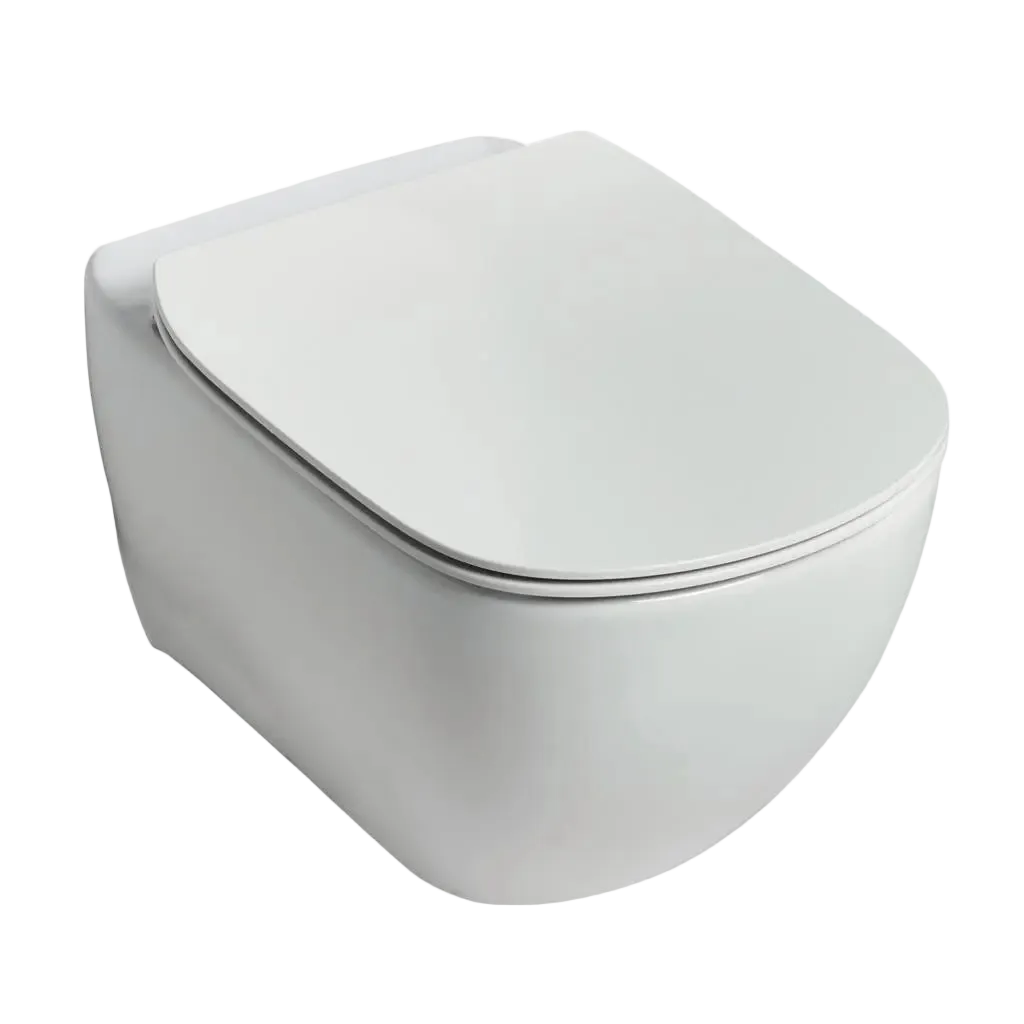 Ideal Standard Tesi wc sospeso senza brida con copriwater soft-close T3546V1 - bianco seta