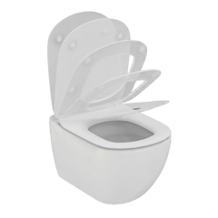 Ideal Standard Tesi wc sospeso senza brida con copriwater soft-close T3546V1 - bianco seta
