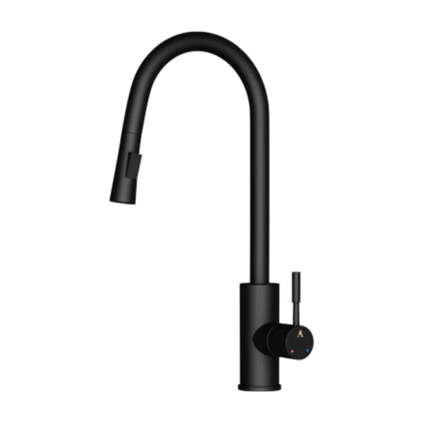 Jaquar Flo 2 rubinetto cucina con doccetta estraibile AKF-BLM-77155B10 - nero opaco