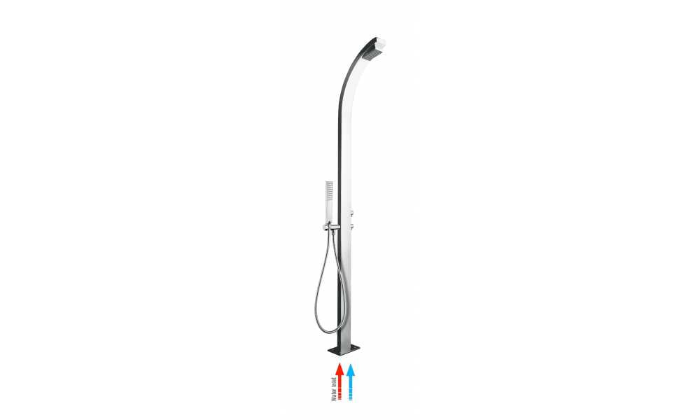 Bossini ARCH COLUMN - Built-in outdoor shower column L00865