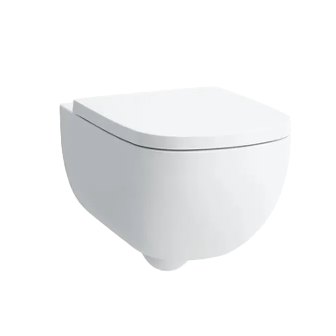 Laufen Palomba wc sospeso senza brida H820802 -  bianco lucido