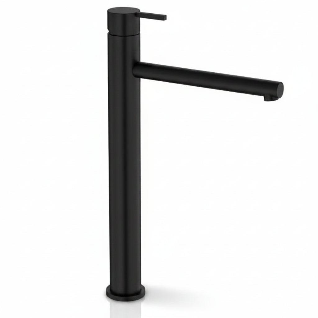 Linki Stylo rubinetto lavabo alto STY012BKS - Nero satinato