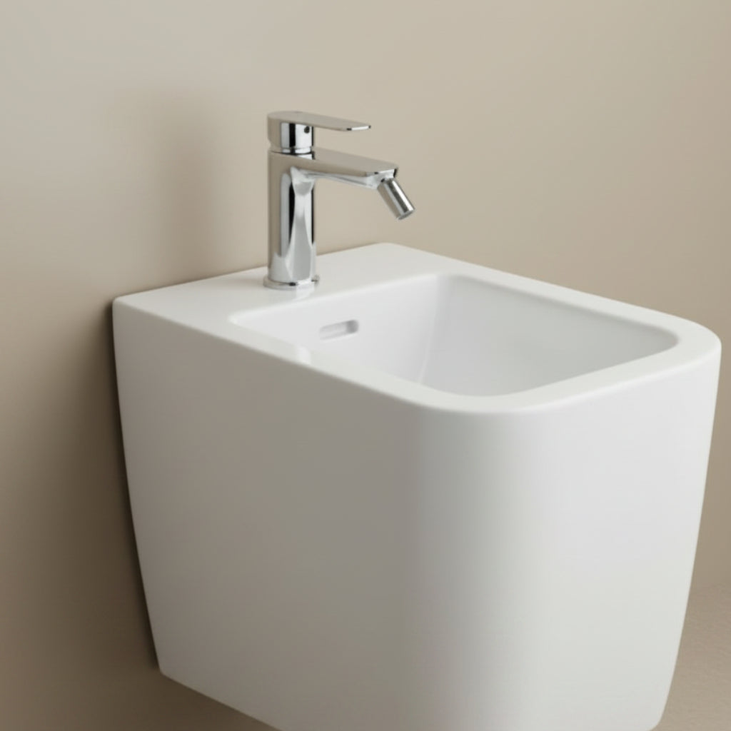 Mammoliti Cletia rubinetto bidet con scarico F26200701 - cromo