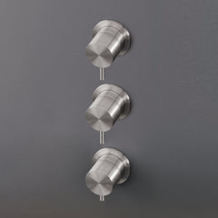 Ceadesign MIL360 - Shower group with thermostatic mixer and 2 stop taps - MIL62+UCS16