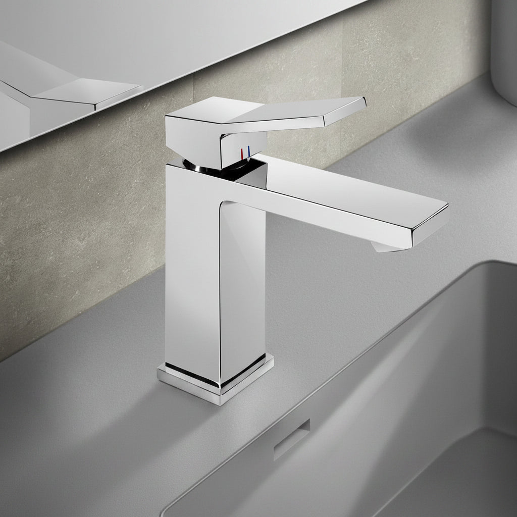 Mammoliti Biblos rubinetto lavabo con scarico F28700101 - cromo