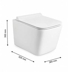 Mammoliti Lilia wc sospeso F988002000534 - disegno tecnico