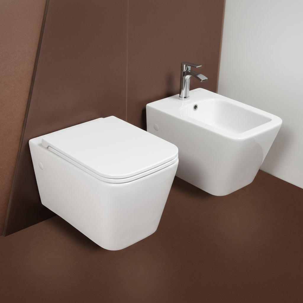 Mammoliti Madula wc sospeso senza brida F988002 - bianco lucido