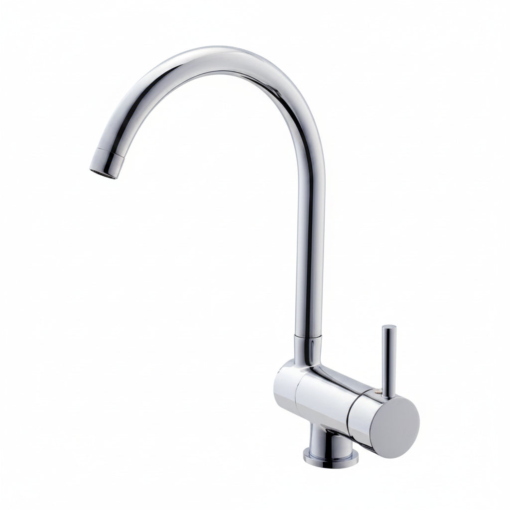 Mammoliti Tauron rubinetto lavello sottofinestra con bocca reclinabile F02702401 - cromo
