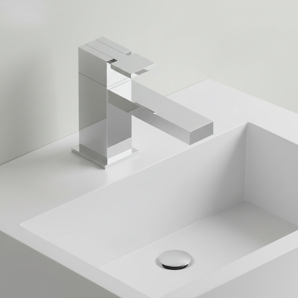 Neve Boxer rubinetto lavabo senza scarico BOX538SS04 - cromo