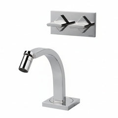 Neve DJay rubinetto bidet con comandi a parete DJ8714T04 -cromo