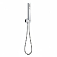 Nuova Osmo doccetta quadrata con supporto, presa acqua e flessibile KSPAQ001CR - cromo