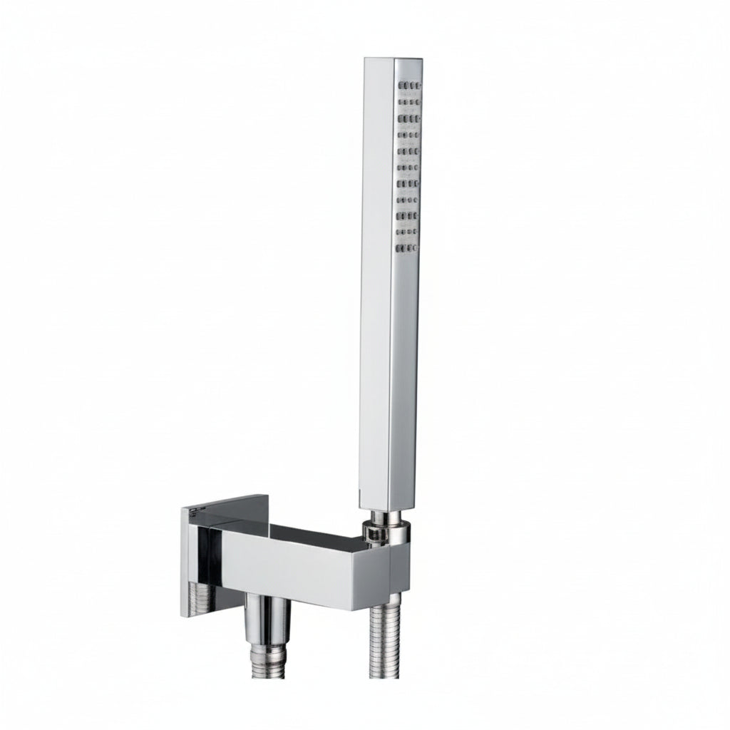 Nuova Osmo doccetta con supporto, presa acqua e flessibile KSPAQ004CR - cromo