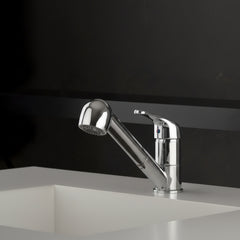Paini Copper rubinetto cucina con doccetta estraibile 80CR568 -Cromo